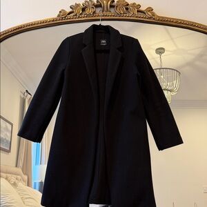 Zara Women's Elegant Black Coat